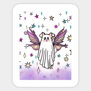 Ghost Puppy Fairy Sticker